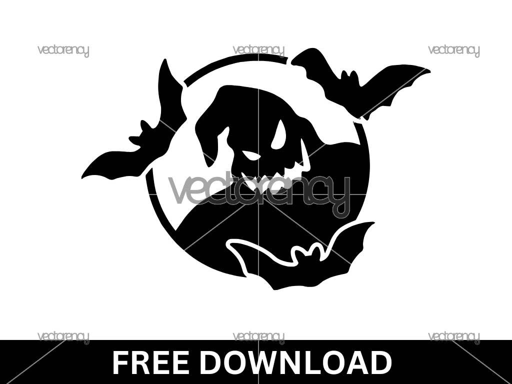 Oogie Boogie SVG Free, Halloween Cut File, Nightmare Before Christmas Vector