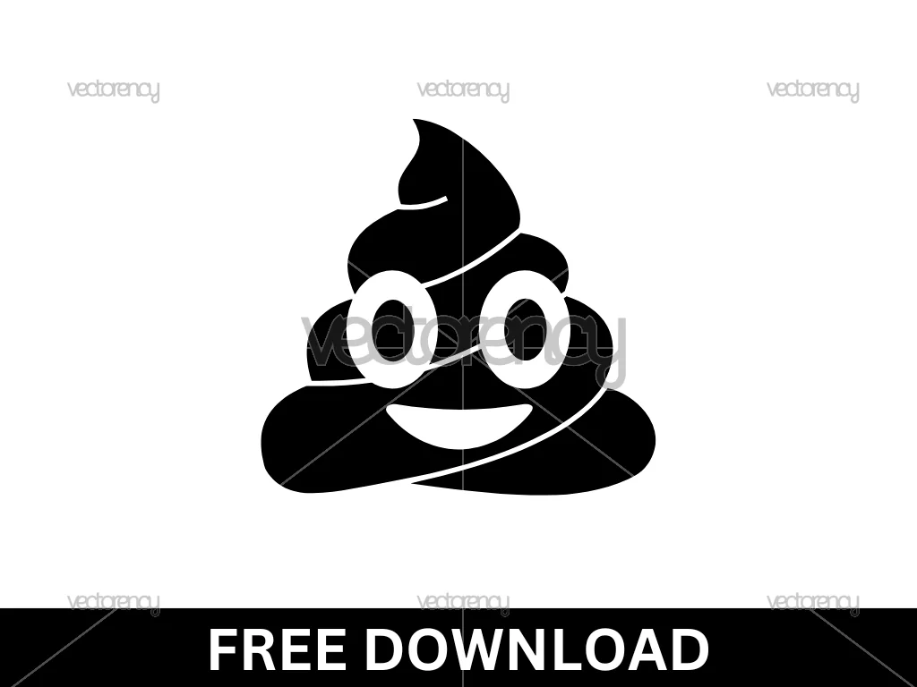 Free Poop Emoji SVG Vector