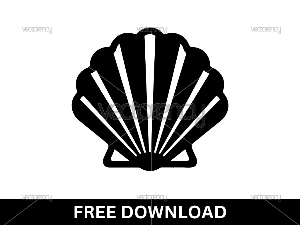 Free Mermaid Shell SVG