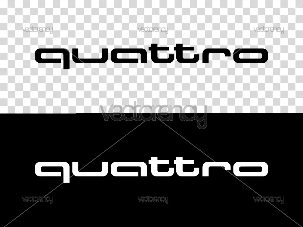 Audi Quattro SVG Vector PNG Files