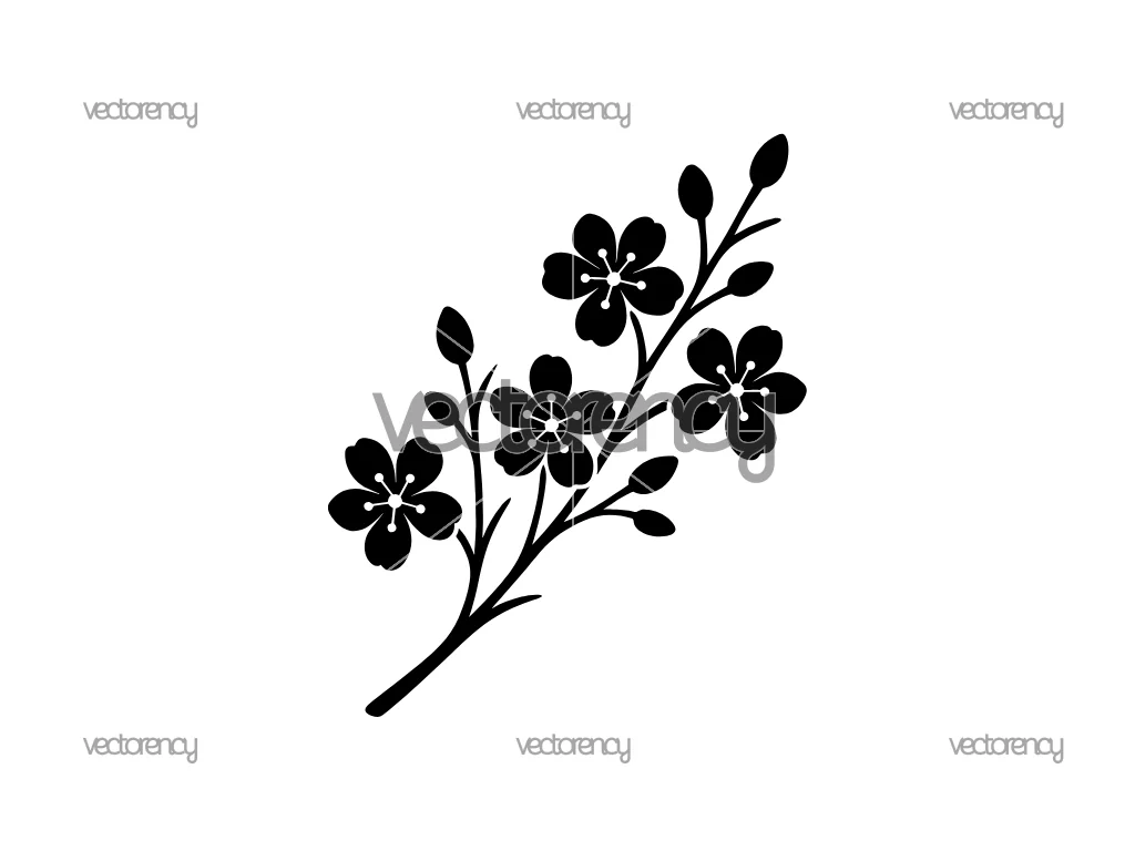 Blooming Branch SVG