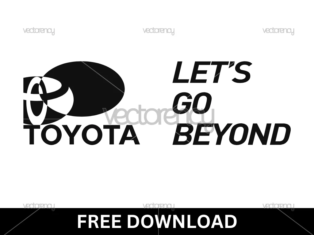 Toyota Let’s Go Beyond Logo SVG Free Download
