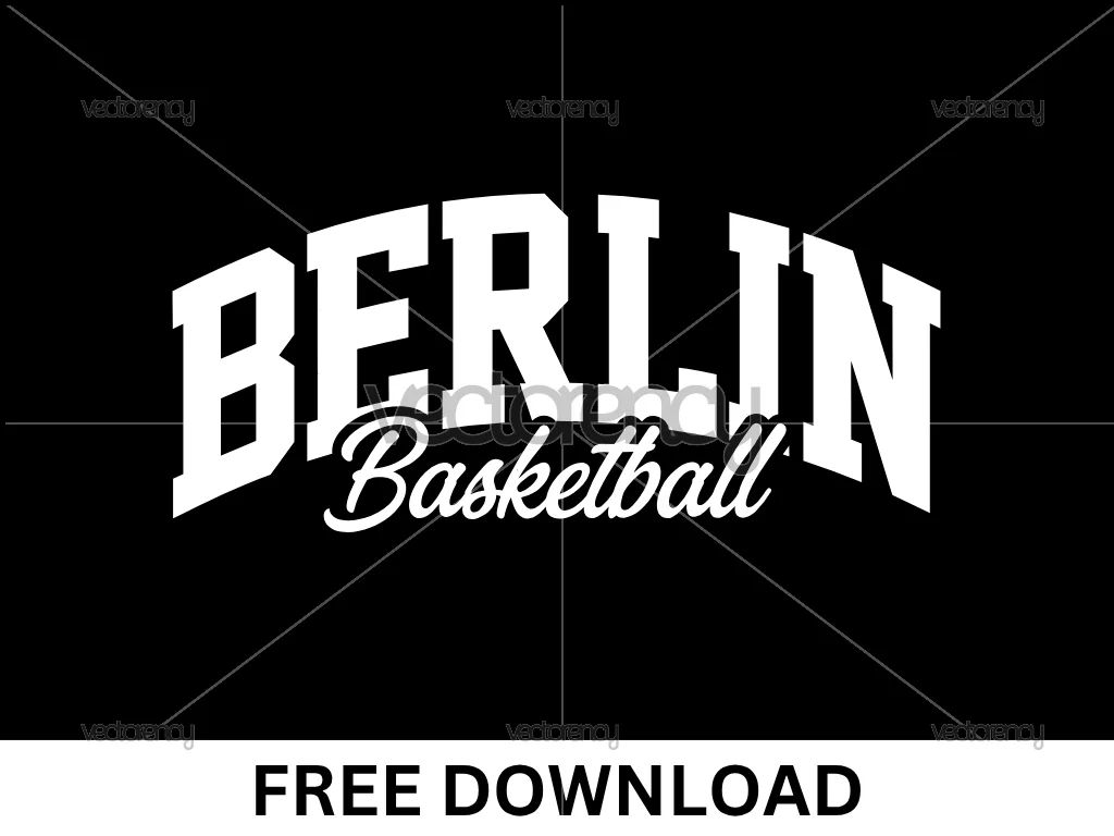 Berlin Basketball SVG Free