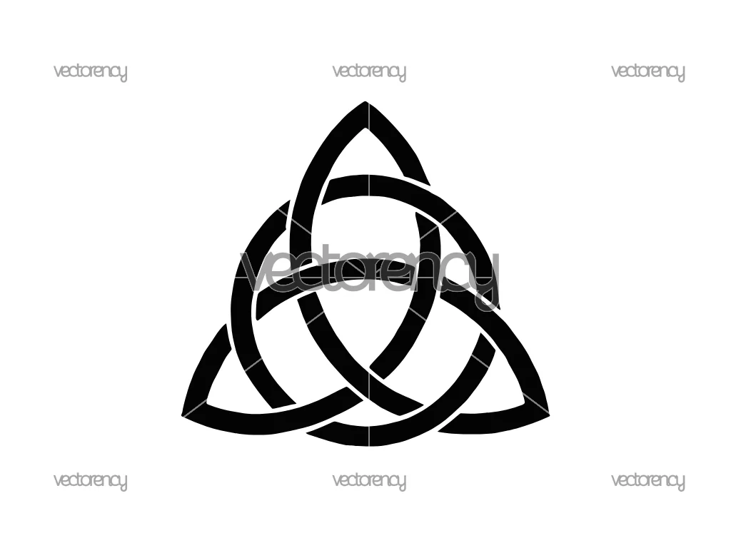 Celtic Trinity Knot Clipart SVG