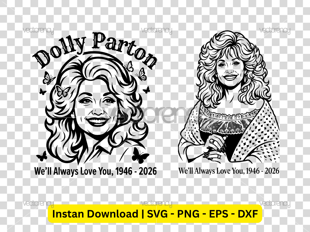 RIP Dolly Parton Image Vector PNG HD Transparent