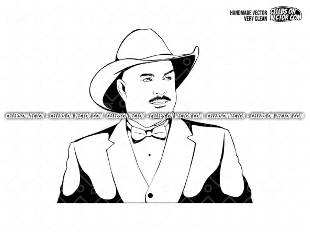 Garth Brooks SVG Cartoon Vector Files