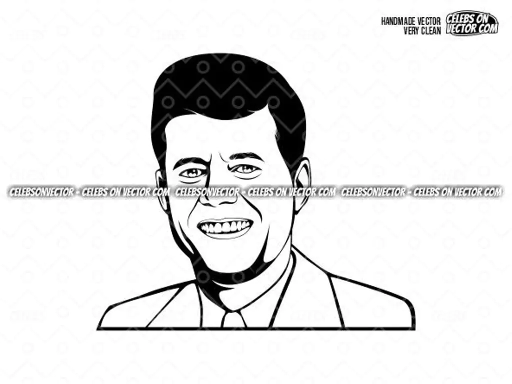 John F. Kennedy Vector Art