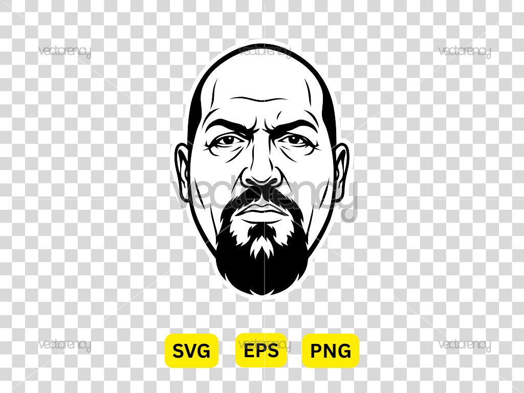 Big Show Vector Face Portrait WWE Superstar SmackDown