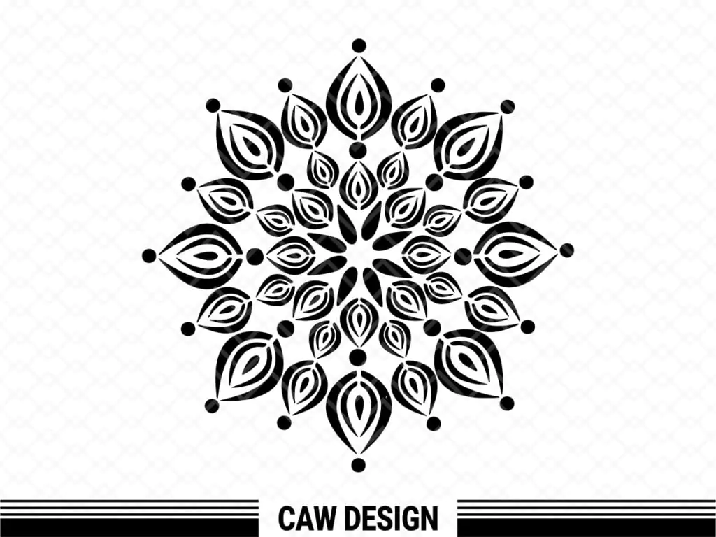 Mandala SVG Cut Files Mandala Art PNG Vector DXF