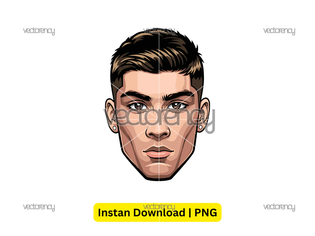 Zayn Malik Celebrity Mask Project File PNG Download