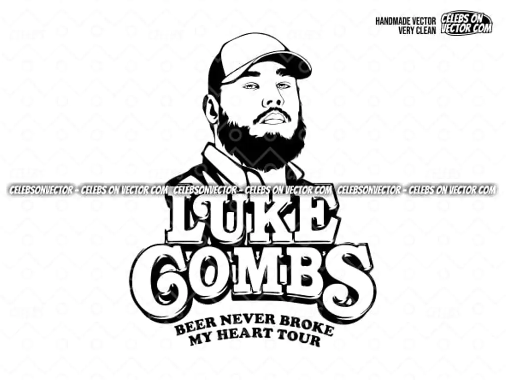 Luke Combs Shirt Design Instant Download Luke Combs SVG DXF PNG