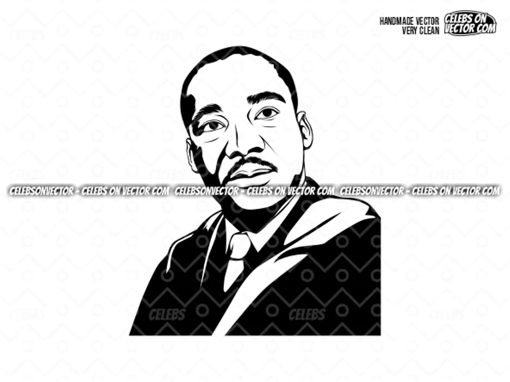 Martin Luther King Vector, MLK Day