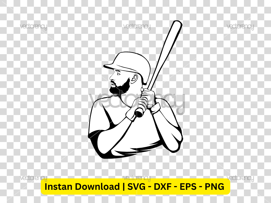 Detroit Tigers Riley Greene Baseball Clipart Vector SVG