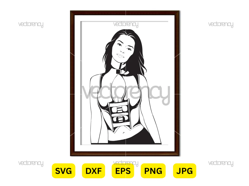 Shania Twain Vector Art SVG PNG DXF EPS