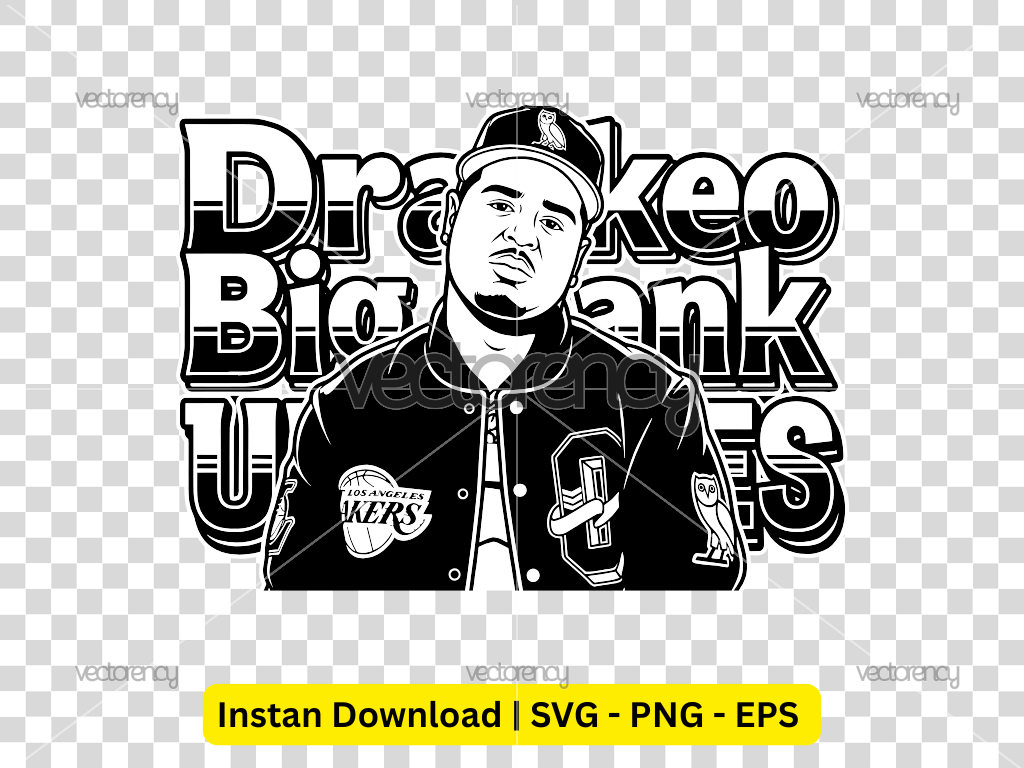 Drakeo PNG SVG Vector Premium Design