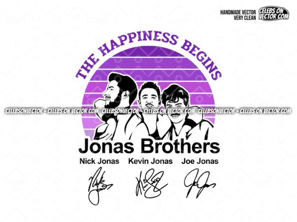 Jonas Brother Shirt Design Instant Download Jonas Brother SVG EPS PNG