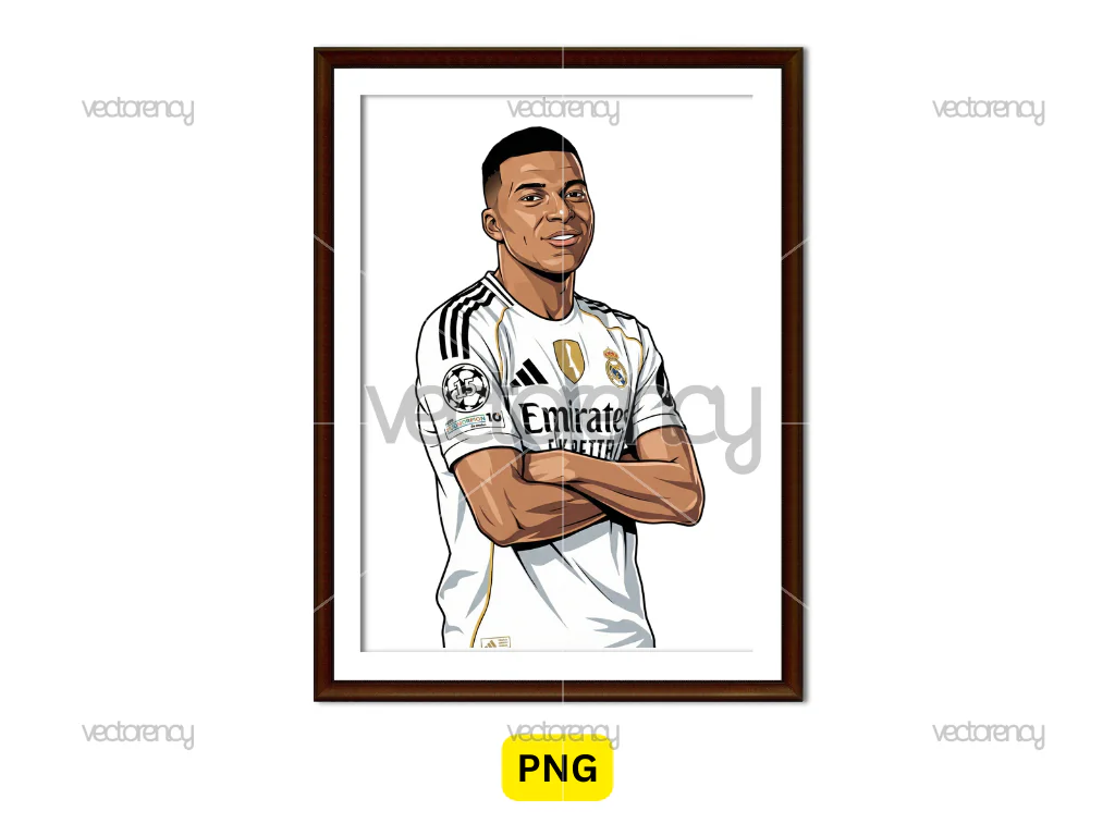 Kylian Mbappe Cartoon Download HD Transparent