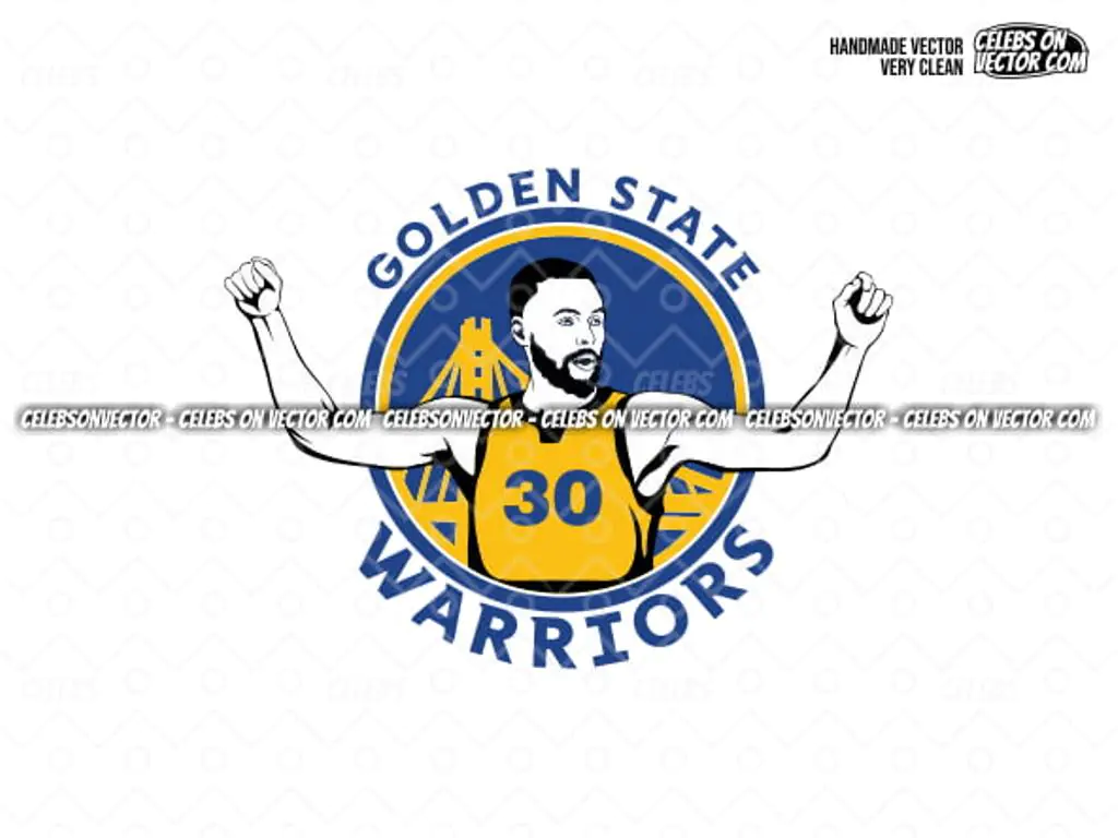 Steph Curry SVG Golden State Warriors Cut Files