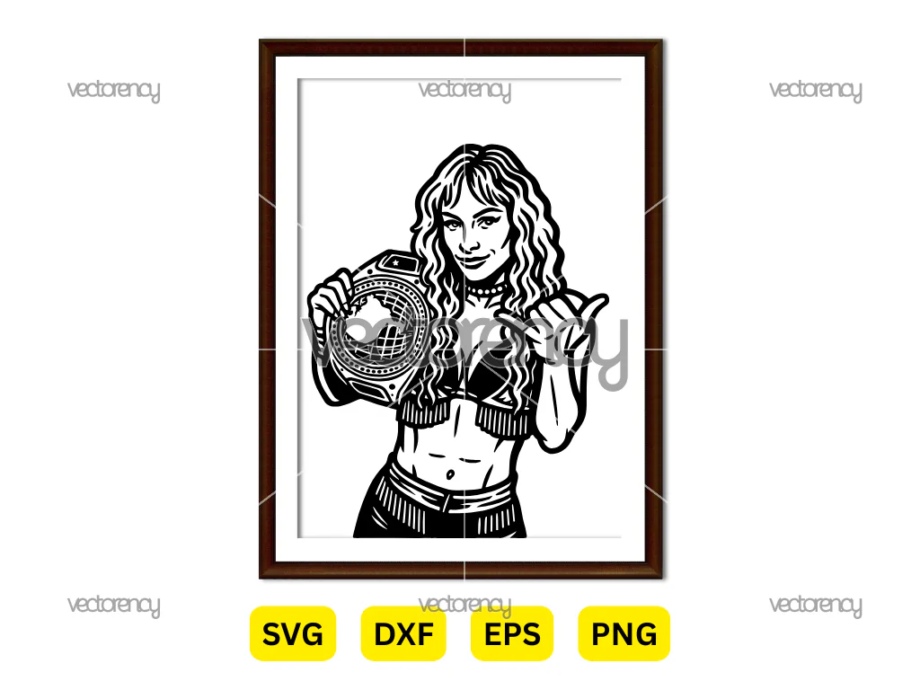 Sol Ruca WWE SVG Vector PNG HD