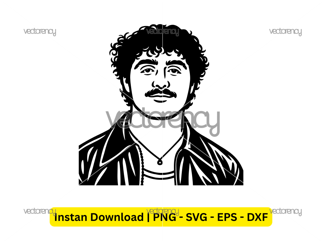 Benson Boone Vector Art Silhouette PNG SVG EPS DXF