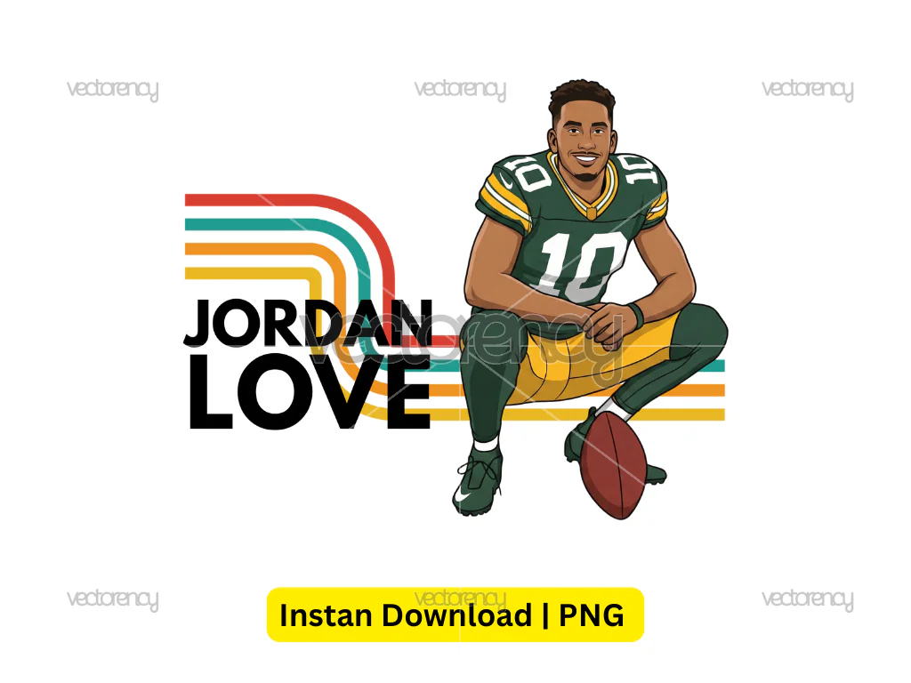 Jordan Love PNG Poster Printable Download