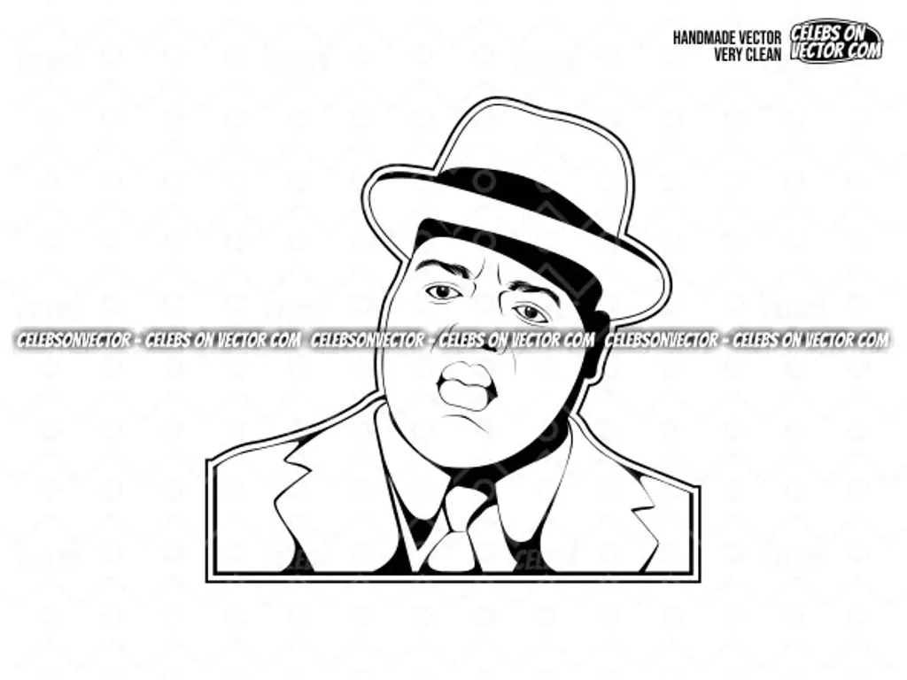 Notorious BIG SVG Cut File | Vectorency