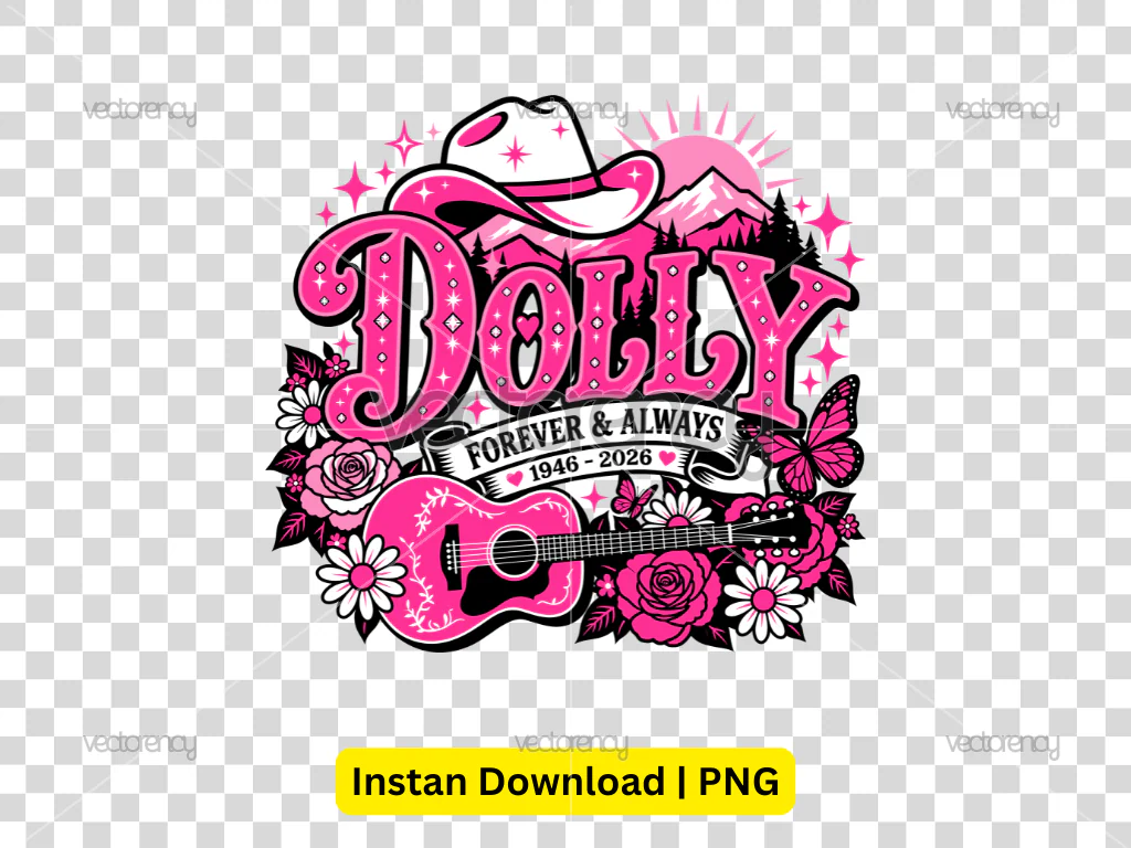 Dolly Parton Forever and Always 1946 2026 PNG HD Transparent