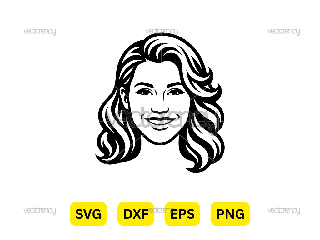 Hannah Harper PNG Illustration Vector Portrait SVG EPS DXF