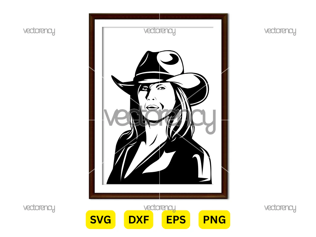 Beth Dutton Yellowstone SVG Vector Portrait