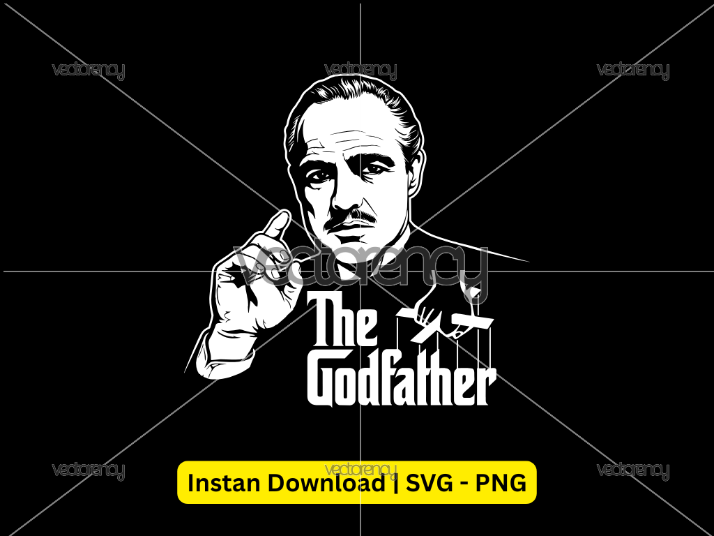 The Godfather Vector SVG Cut File and PNG Transparent HD