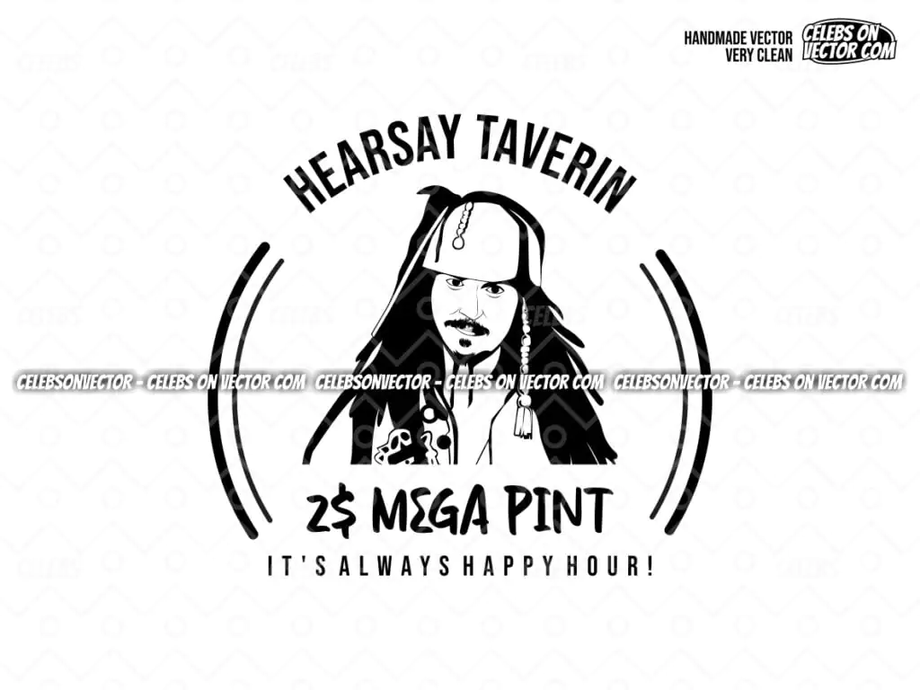 Hearsay Taverin SVG 2$ Mega Pint PNG Instant Download