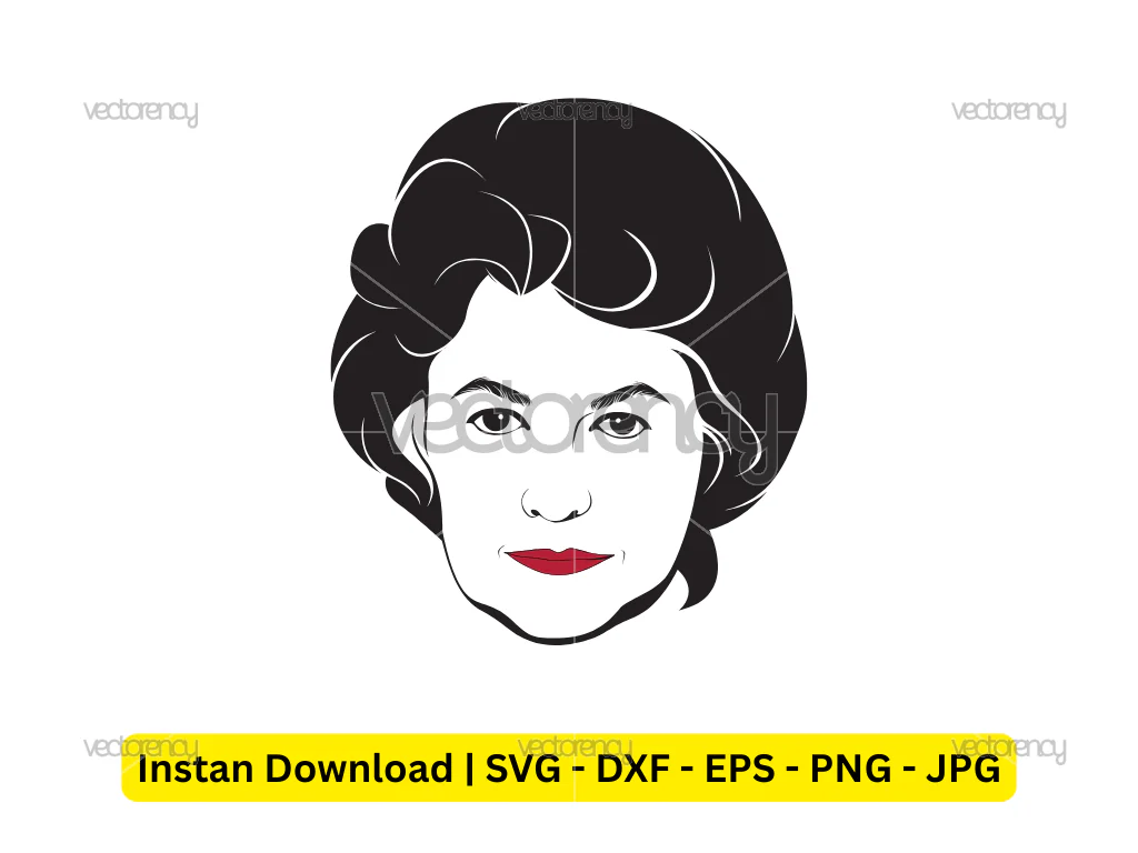 Dorothy golden girls Vector Illustration Handmade SVG PNG