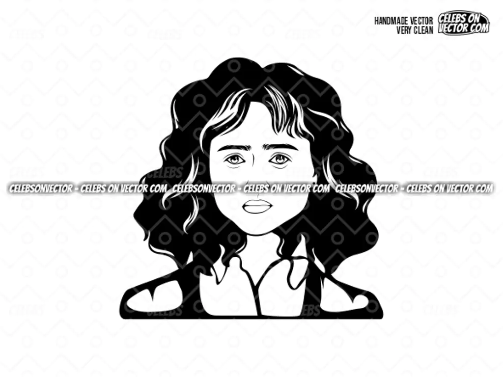 Nancy Stranger Things Vector Art SVG EPS