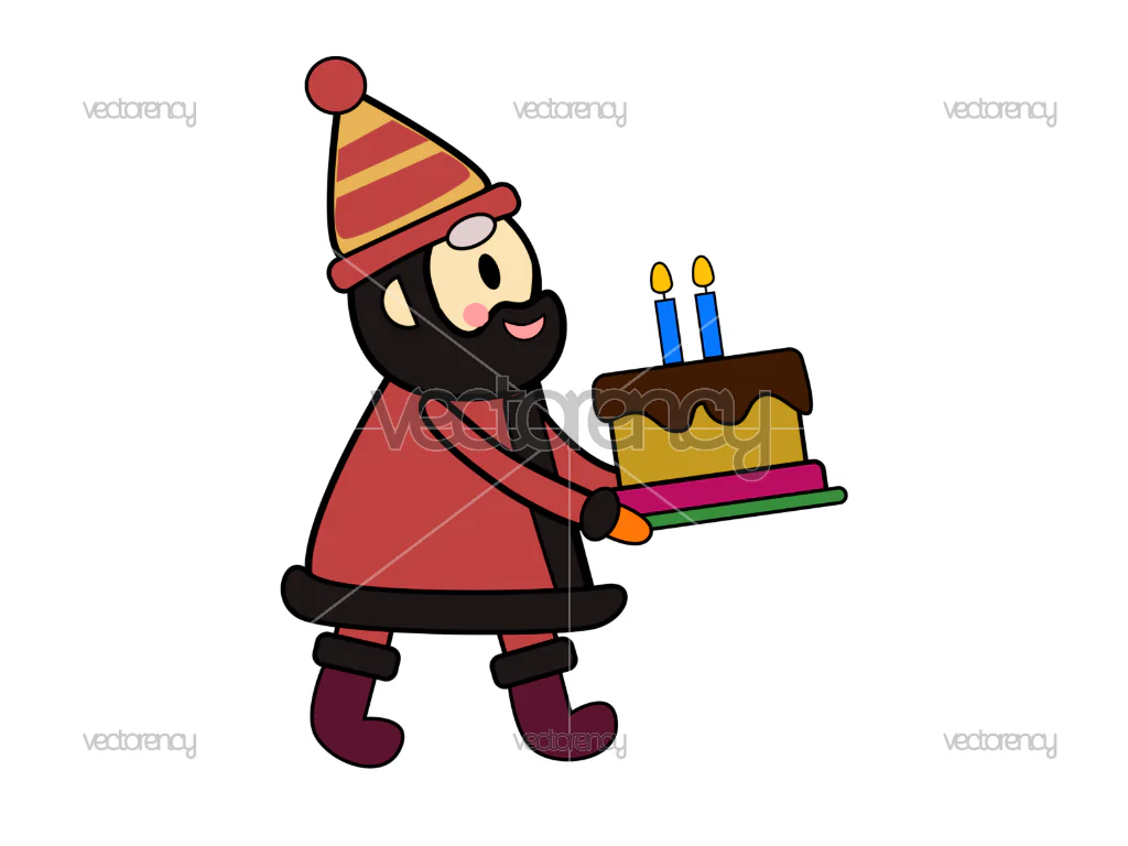 Adorable cartoon Birthday boy Cake Topper.