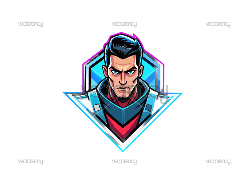 Futuristic Cyberpunk Warrior Mascot Logo | Esports & Gaming Avatar