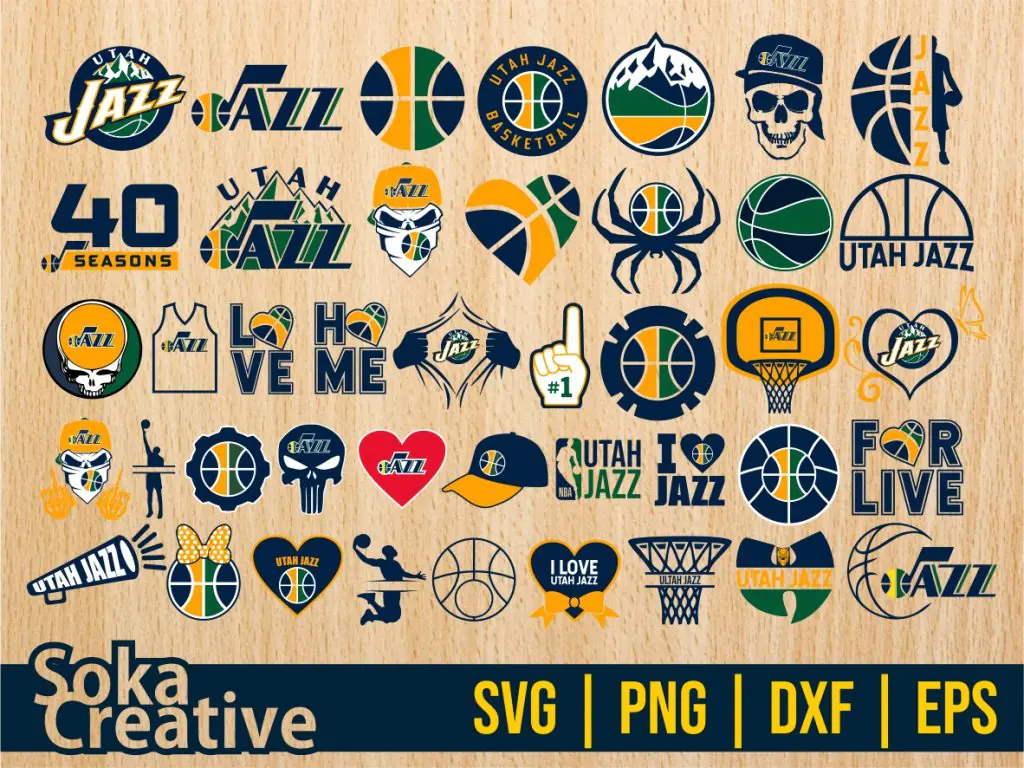 NBA Basketball Utah Jazz SVG