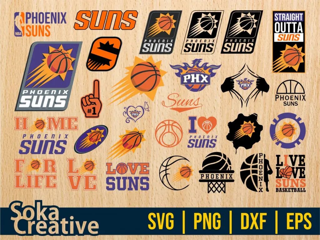 NBA Basketball Phoenix Suns SVG