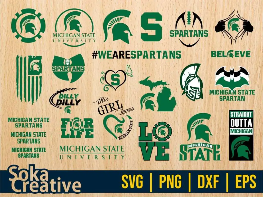 Michigan State Spartans SVG Bundle