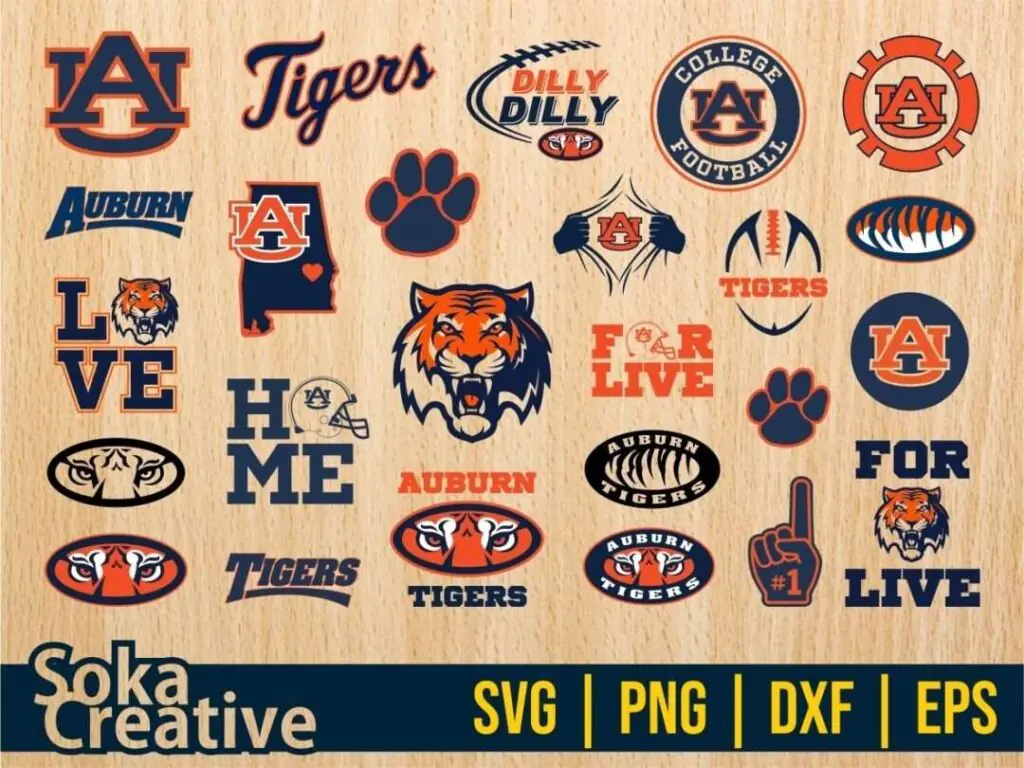 Auburn Tiger SVG