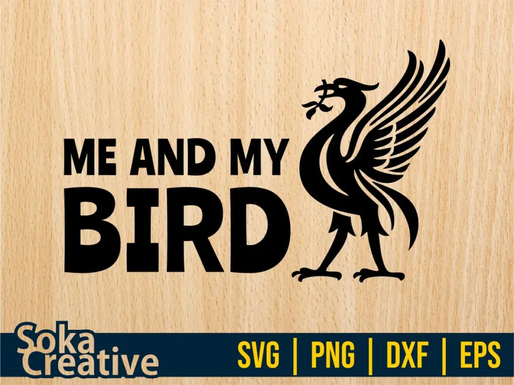 Liverpool SVG Me and my bird Clipart YNWA