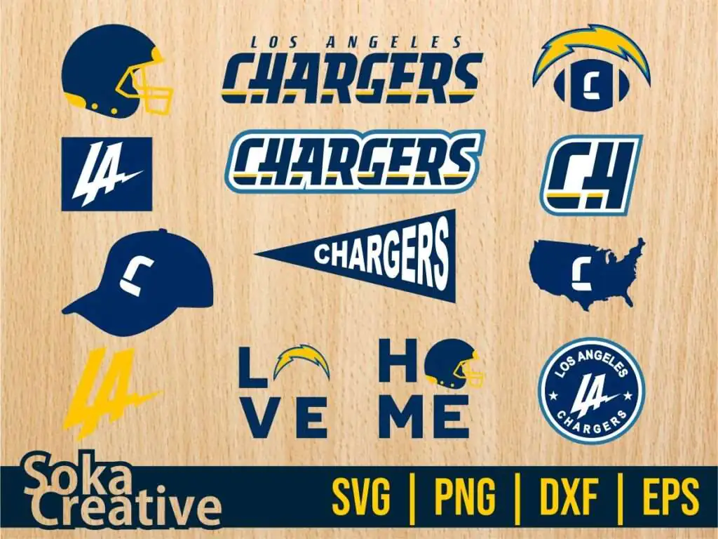 Los Angeles Chargers SVG Bundle