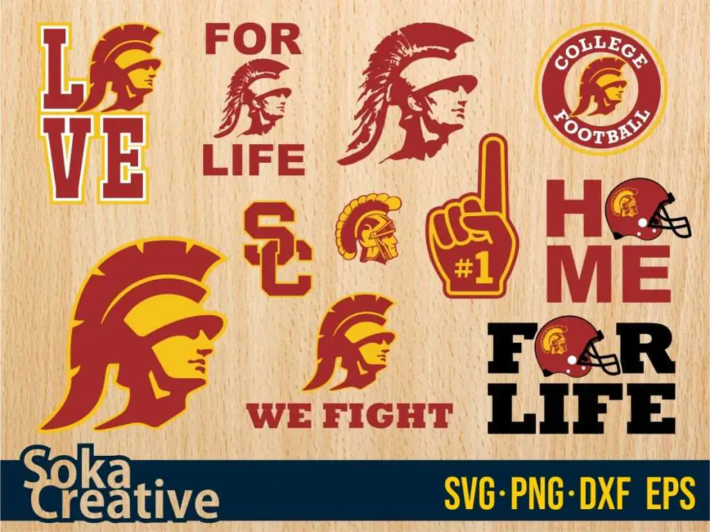 USC Trojans Football SVG Bundle