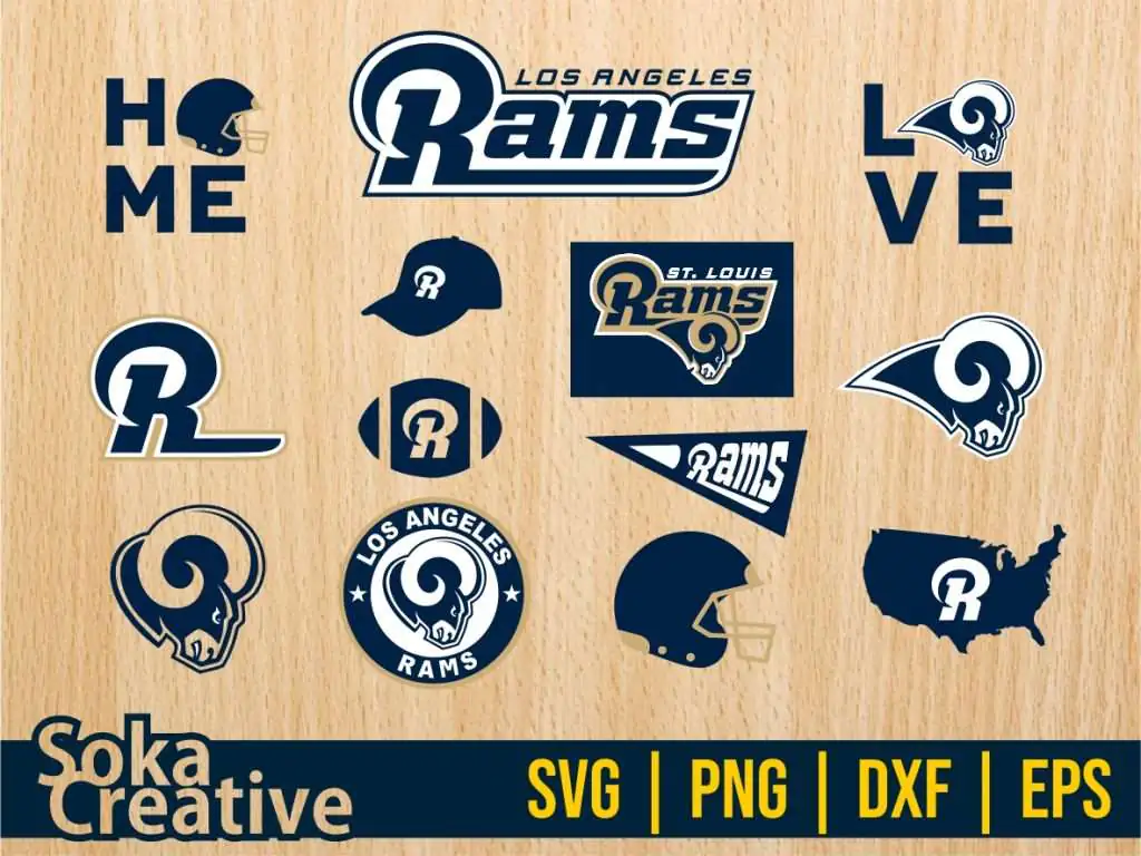 Los Angeles Rams SVG Bundle