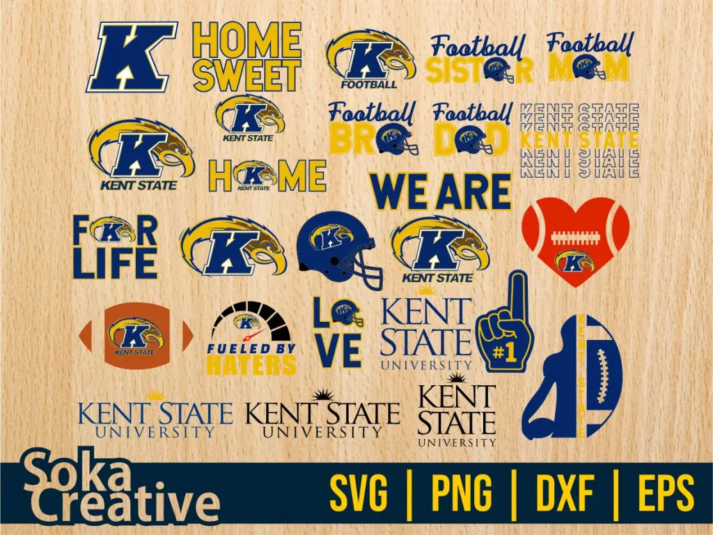 Kent State SVG Bundle Cut File