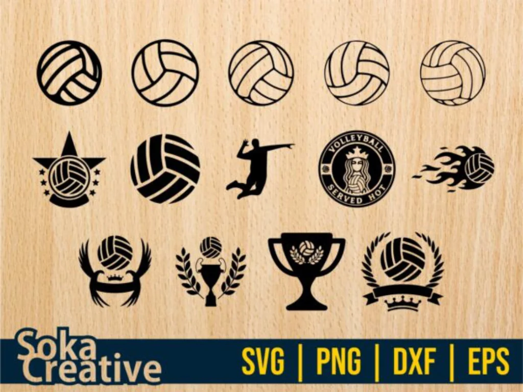 Volleyball SVG, Volleyball SVG Bundle