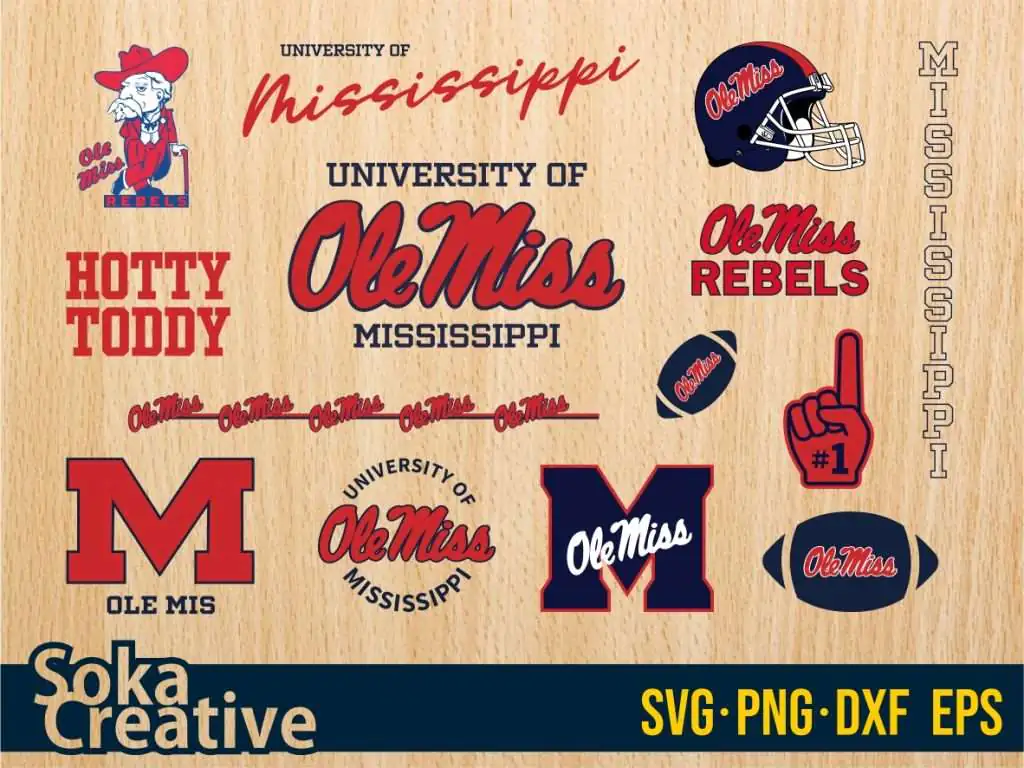 Ole Miss Svg Png Bundle