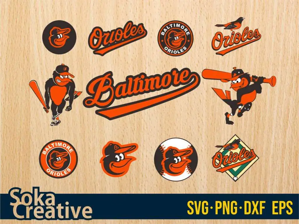 Baltimore Orioles SVG Bundle