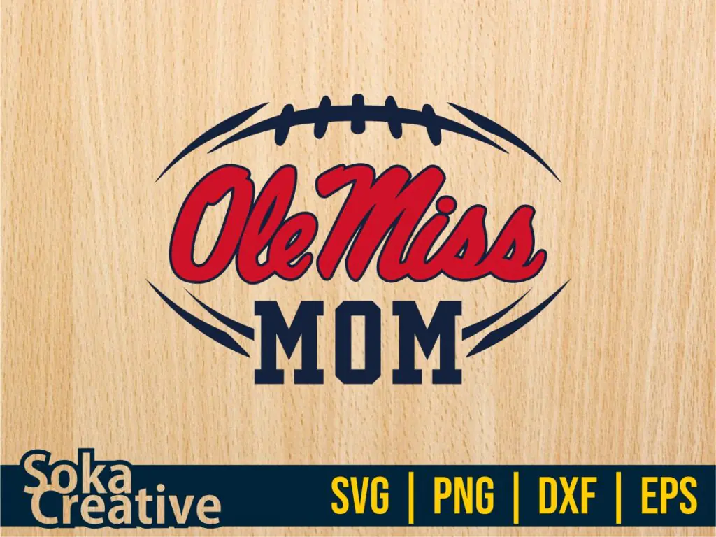 Ole Miss Mom SVG File