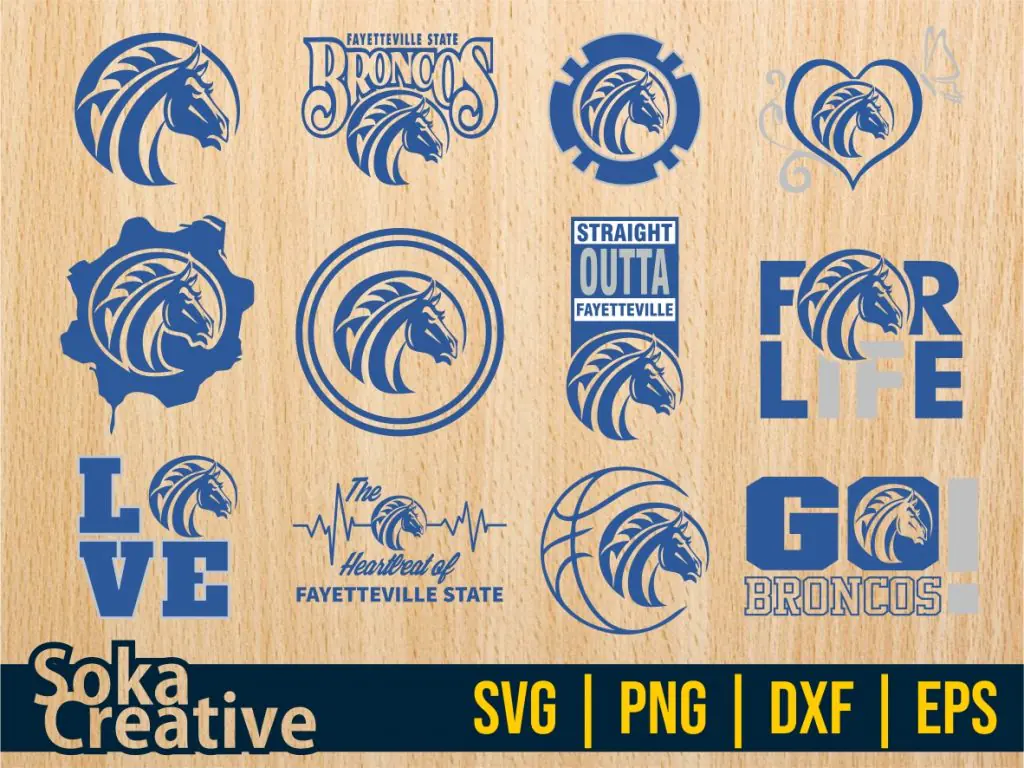 Fayetteville State Broncos University SVG