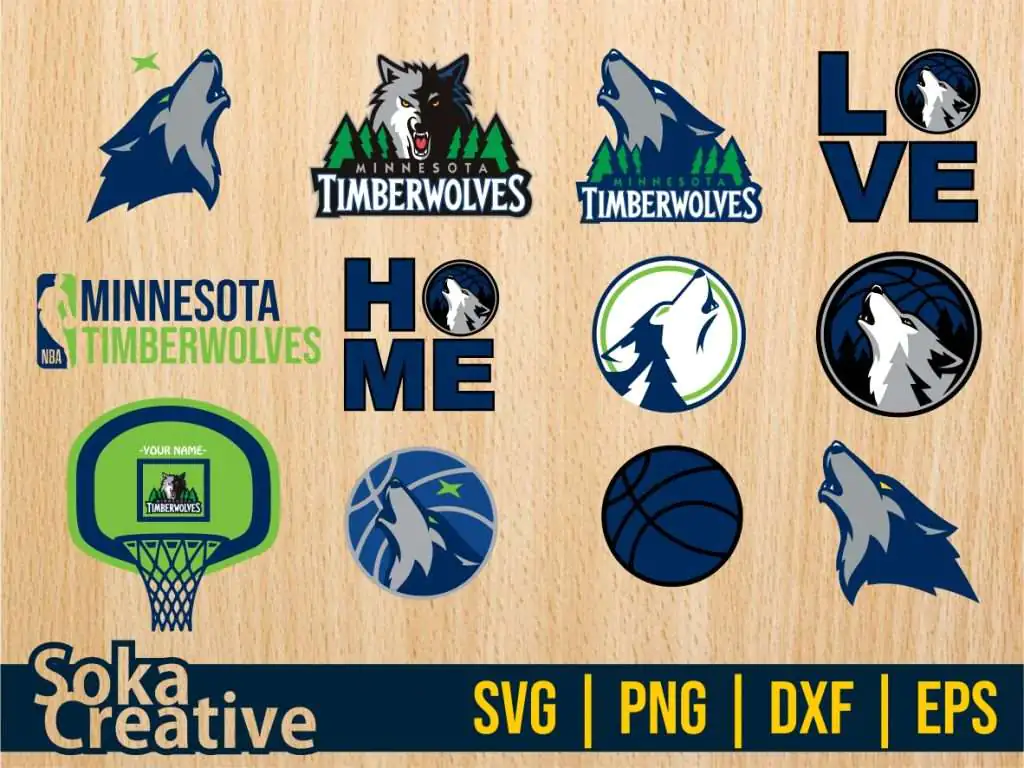 Minnesota Timberwolves SVG Bundle